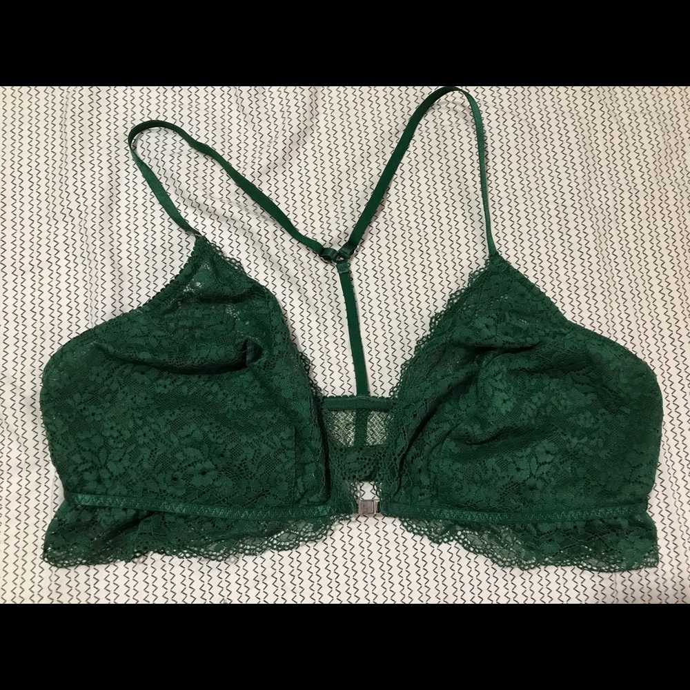 Emerald triangle bralette